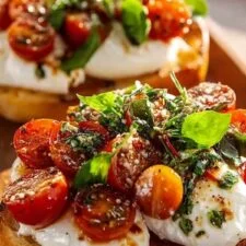 Bruschetta con burrata