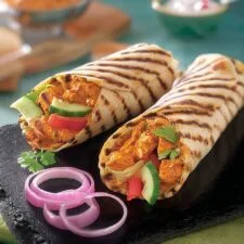 Butter Chicken Kachumber Wrap Recipe