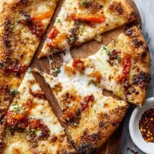 Calabrian Chili Roasted Red Pepper Pizza Recipe