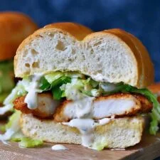Crispy Chicken Caesar Sandwich