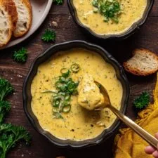 Cheddar Garlic Herb Potato Soup Recipe