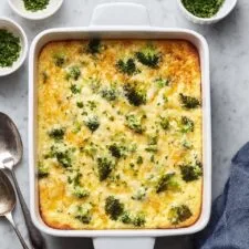 Cheesy Broccoli Rice Casserole Recipe
