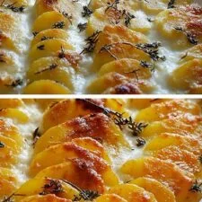Cheesy Garlic Potatoes Gratin – Easy & Creamy Recipe