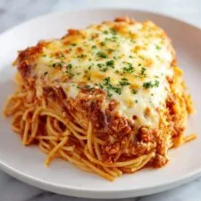 Cheesy Spaghetti Pie Recipe