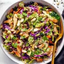 Chinese Chicken Salad with Ginger Soy Dressing Recipe
