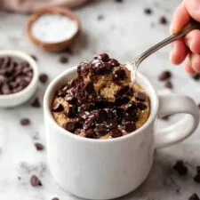 Chocolate Chip Cookie Mug Cake Recipe