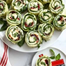 Cranberry Feta Spinach Pinwheels Recipe