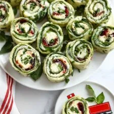 Cranberry Feta Spinach Pinwheels Recipe