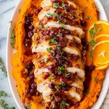 Cranberry Orange Glazed Turkey Breast Recipe