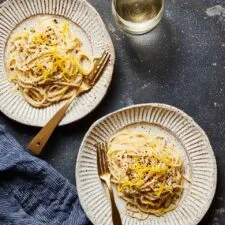 Creamy Lemon Cacio e Pepe Recipe