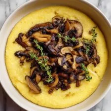 Creamy Parmesan Mushroom Polenta Recipe