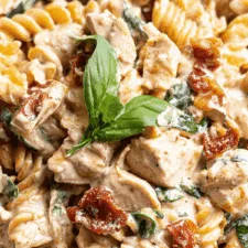 Creamy Sun Dried Tomato Chicken Pasta