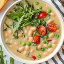 Creamy White Beans with Goat Cheese Recipe