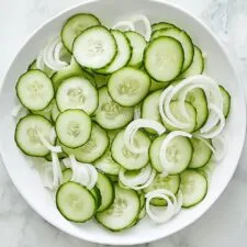 Crisp Cucumber Salad with Dill and White Vinegar Recipe