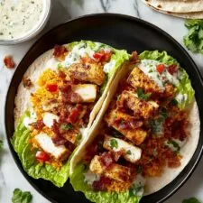 Crispy Chicken Bacon Ranch Wrap Recipe