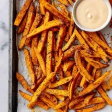 Crispy Oven Baked Sweet Potato Fries Recipe