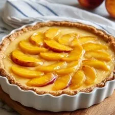 Custard Peach Pie Recipe