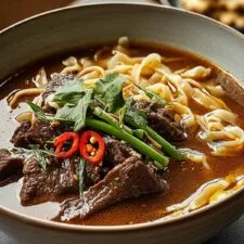 Delicious Satay Beef Noodle Soup Recipe