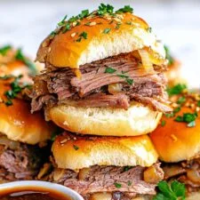 Easy French Dip Sliders Recipe