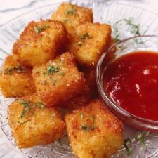 Fried Mozzarella Cheese Stick Bites Recipe