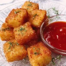 Fried Mozzarella Cheese Stick Bites Recipe