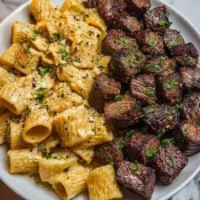 Garlic Butter Steak Rigatoni (Easy & Creamy Family Favorite) Recipe