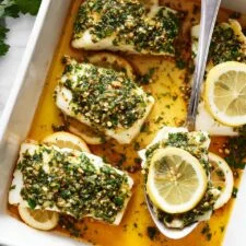 Garlic Herb Baked Cod Recipe