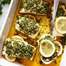 Garlic Herb Baked Cod Recipe