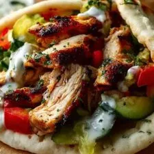 Greek Chicken Gyros