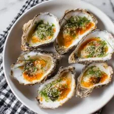 Grilled Oysters with Garlic Herb Butter Recipe