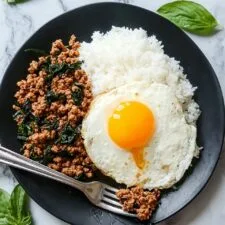 Ground Chicken Thai Basil Stir Fry Recipe