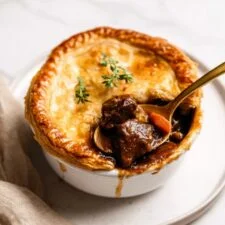 Guinness Braised Beef Pot Pie with Sour Cream Crust Recipe