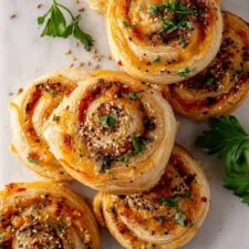 Ham and Cheese Puff Pastry Pinwheels Recipe