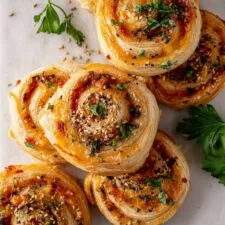 Ham and Cheese Puff Pastry Pinwheels Recipe