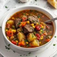 Hearty Beef Barley Soup Recipe