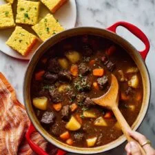 Hearty Beef Root Vegetable Stew Recipe