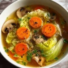 Hearty Cabbage Mushroom Soup Recipe