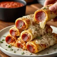 High Protein Pepperoni Pizza Rolls Recipe