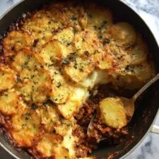 Hobo Casserole Rustic Ground Beef and Potato Bake Recipe