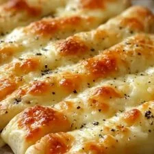 Homemade Cheesy Breadsticks