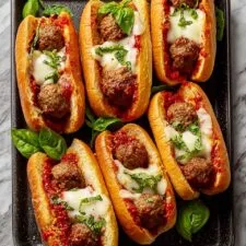 Italian Meatball Sub Sandwiches Recipe