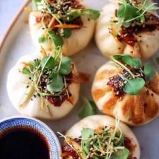 Korean Chicken Steamed Bao Buns