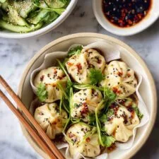 Korean Chicken Steamed Bao Buns Recipe
