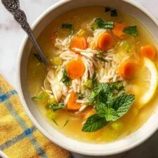 Lemon Ginger Chicken Soup Recipe