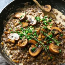 Lentil Mushroom Stroganoff Recipe