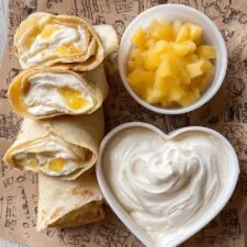Mango Cream Crepe Roll Recipe