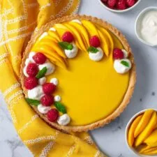Mango Curd Tart Recipe