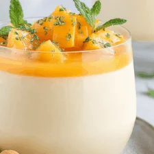 Panna cotta al mango