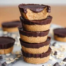 No Bake Peanut Butter Oat Cups Recipe
