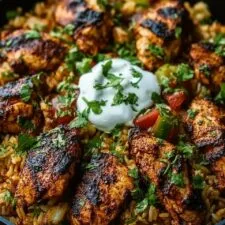 One Pot Shawarma Chicken and Rice Recipe